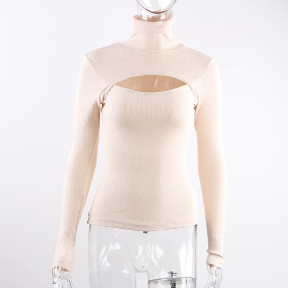 Ribbed long sleeve tee - Picture 2 of 7